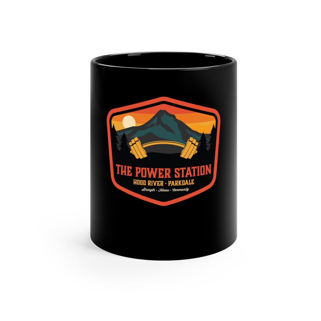 Black Coffee Mug, 11oz